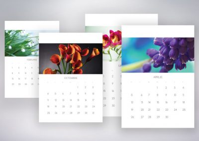 Design grafic calendar personalizat
